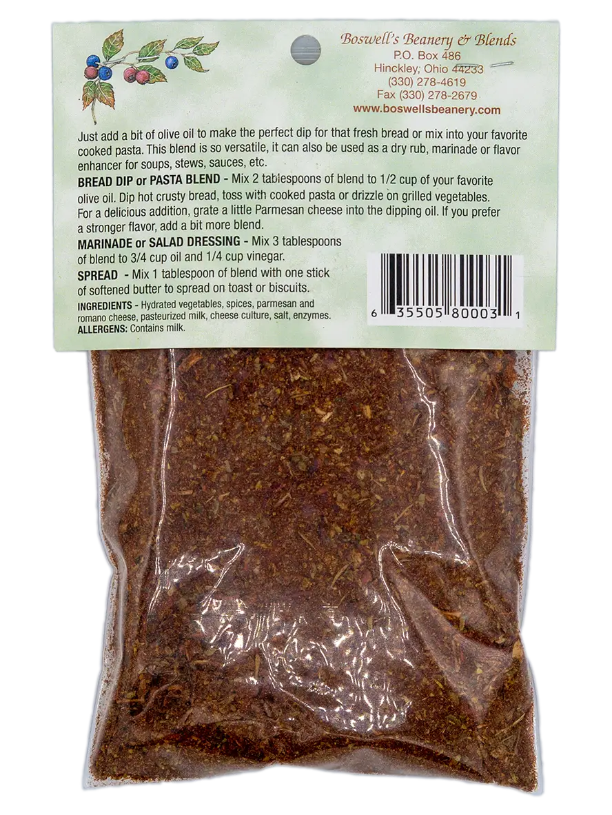 Italian Bruschetta - Dipping and Seasoning Oil Blend