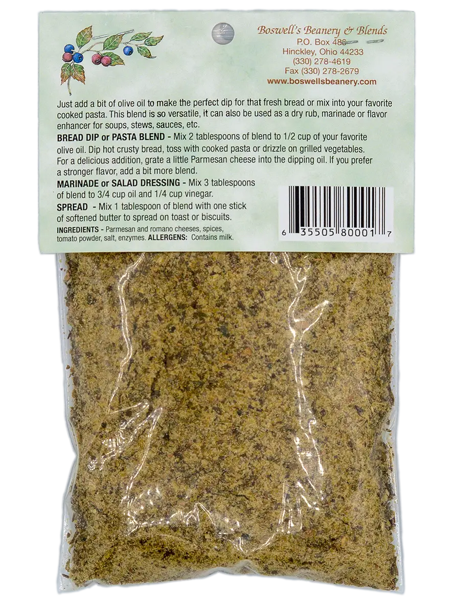 Basil Garlic -Dipping and Seasoning Oil Blend