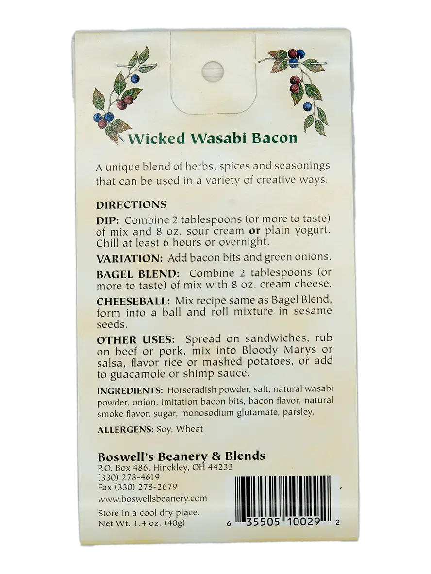 Wicked Wasabi Bacon