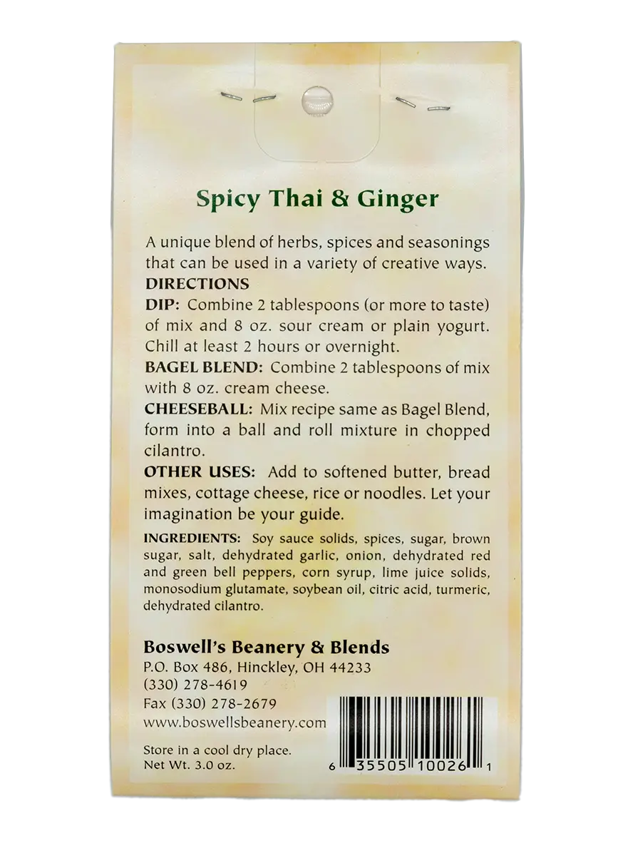 Spicy Thai Ginger
