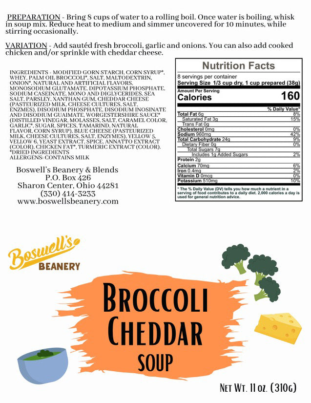 Cheddar Broccoli Soup