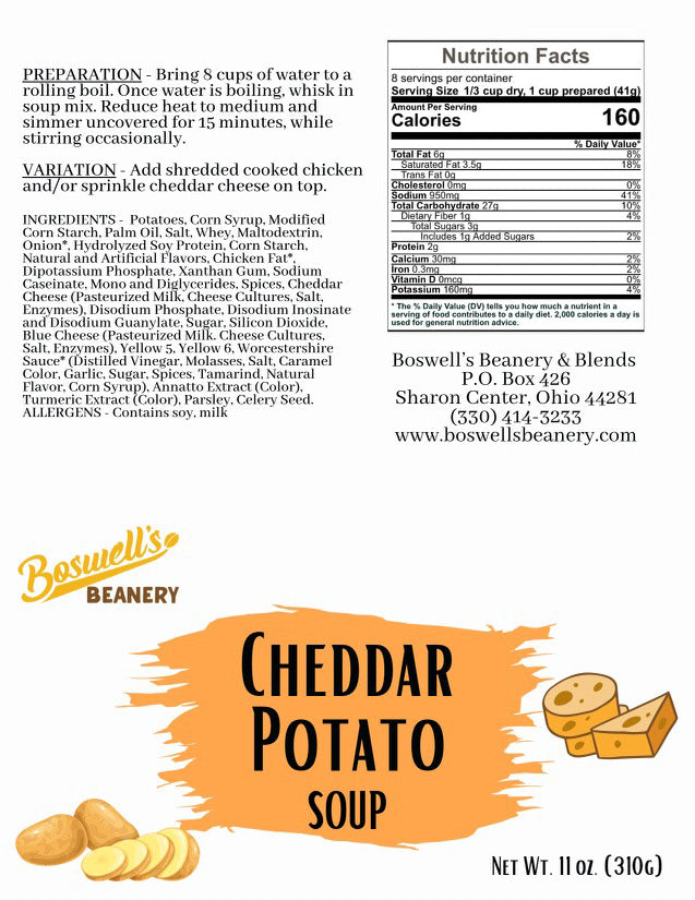 Cheddar Potato Soup