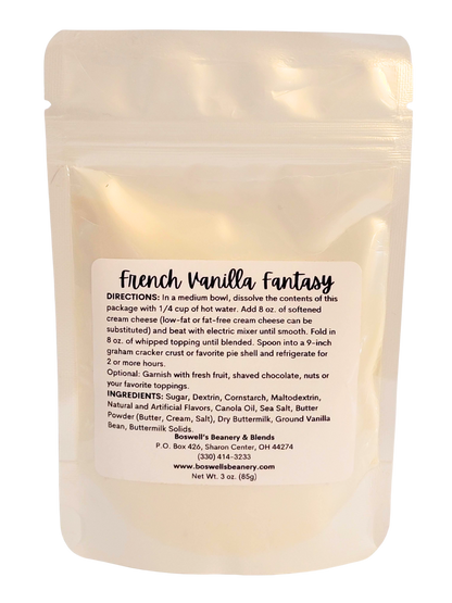 French Vanilla Fantasy No-Bake Cheesecake