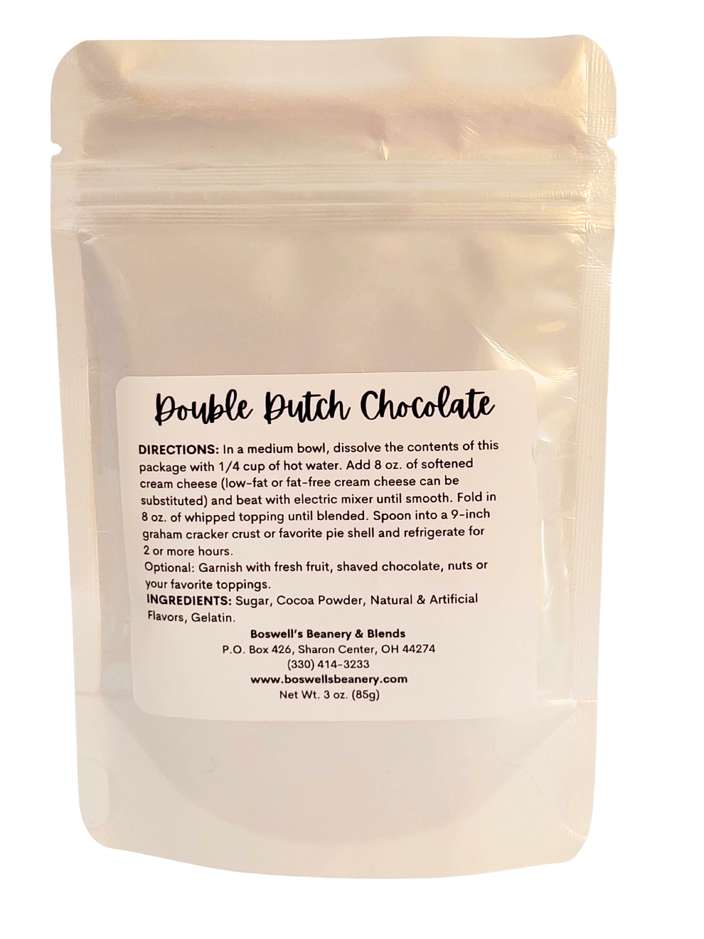 Double Dutch Chocolate No-Bake Cheesecake