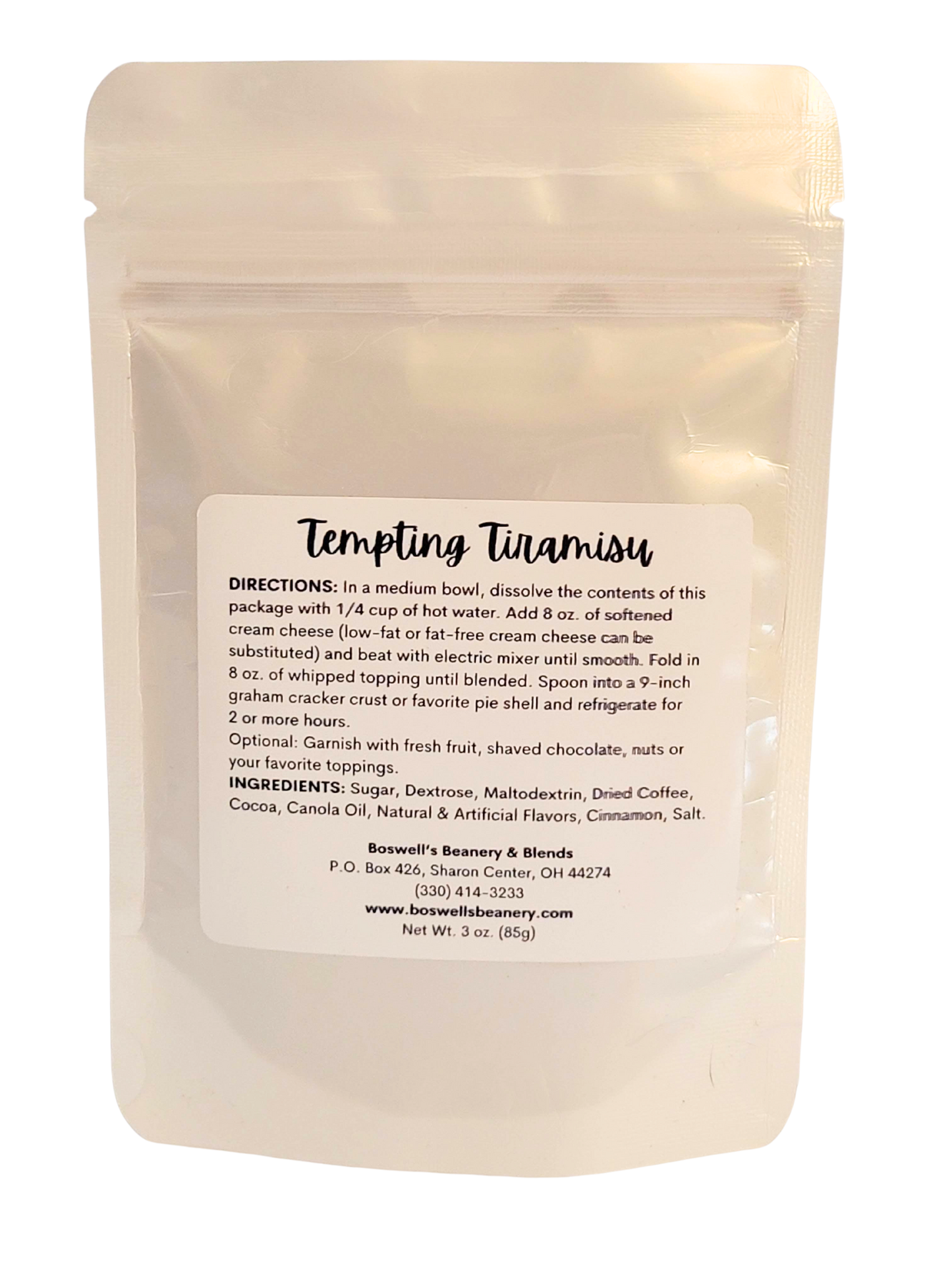 Tempting Tiramisu Classic No-Bake Cheesecake