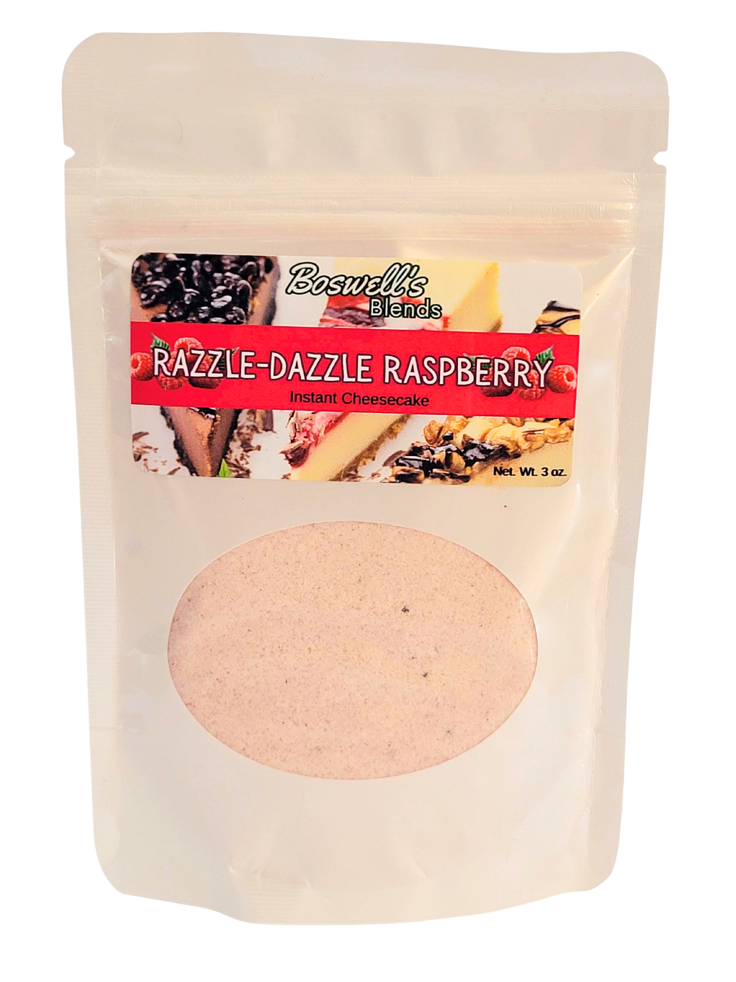 Razzle-Dazzle Raspberry No-Bake Cheesecake