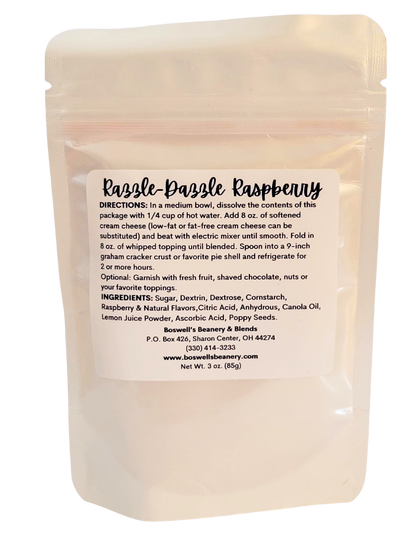 Razzle-Dazzle Raspberry No-Bake Cheesecake