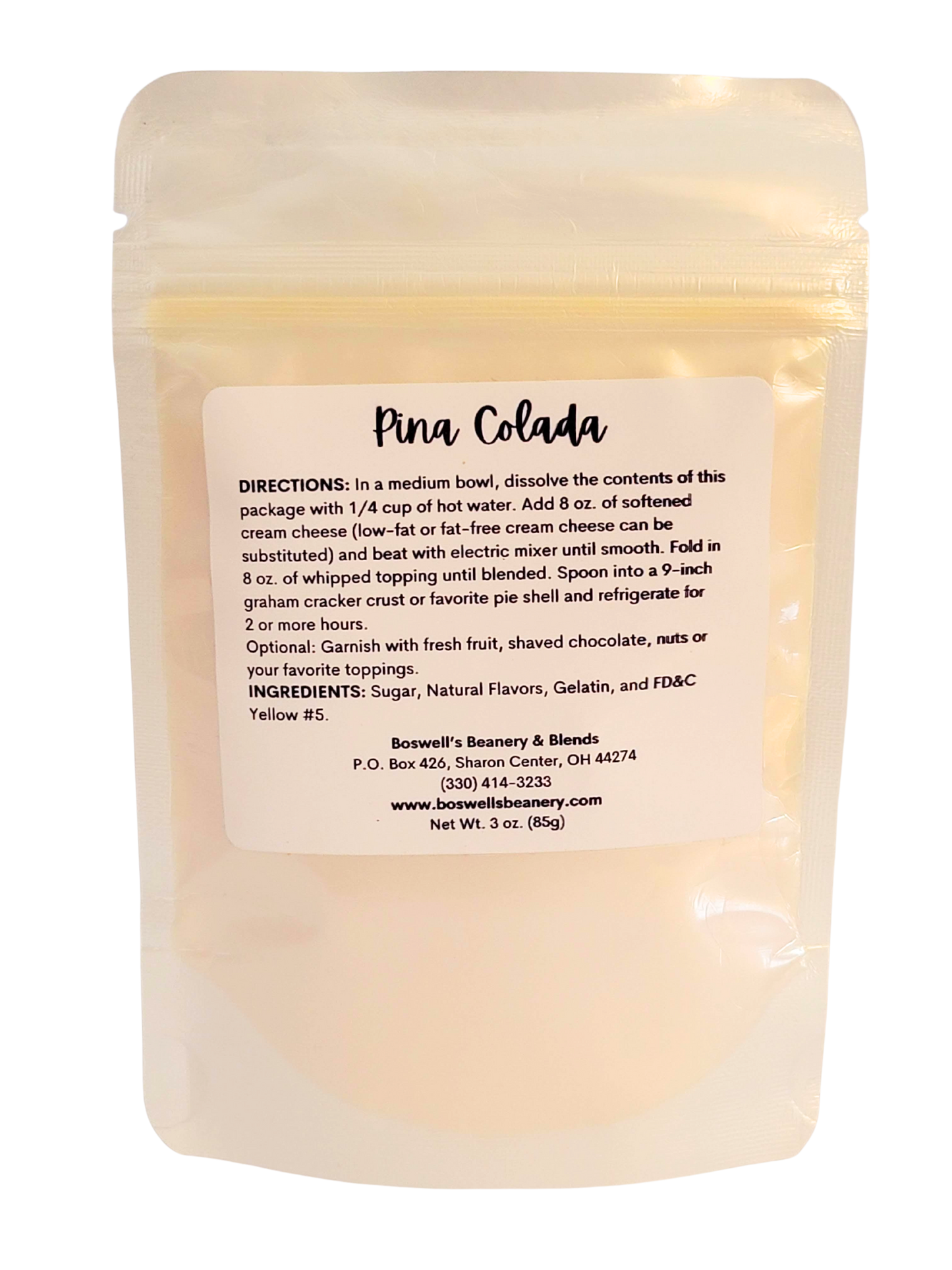 Pina Colada No-Bake Cheesecake