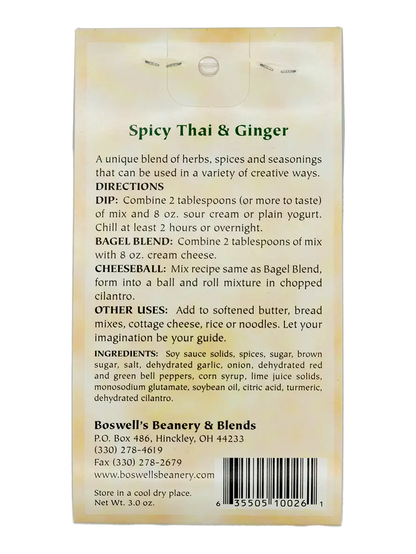 Spicy Thai Ginger