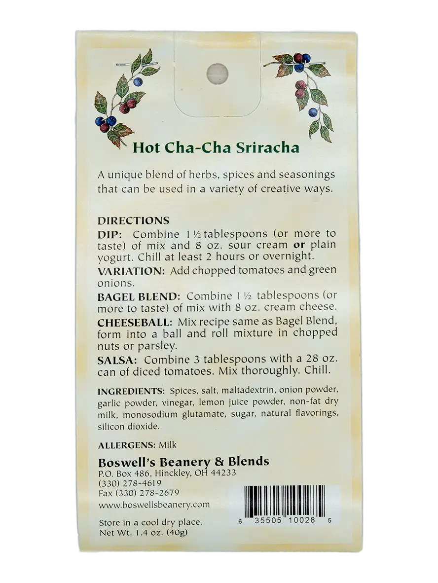 Hot Cha-Cha Sriracha