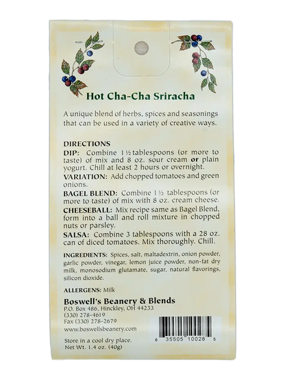Hot Cha-Cha Sriracha