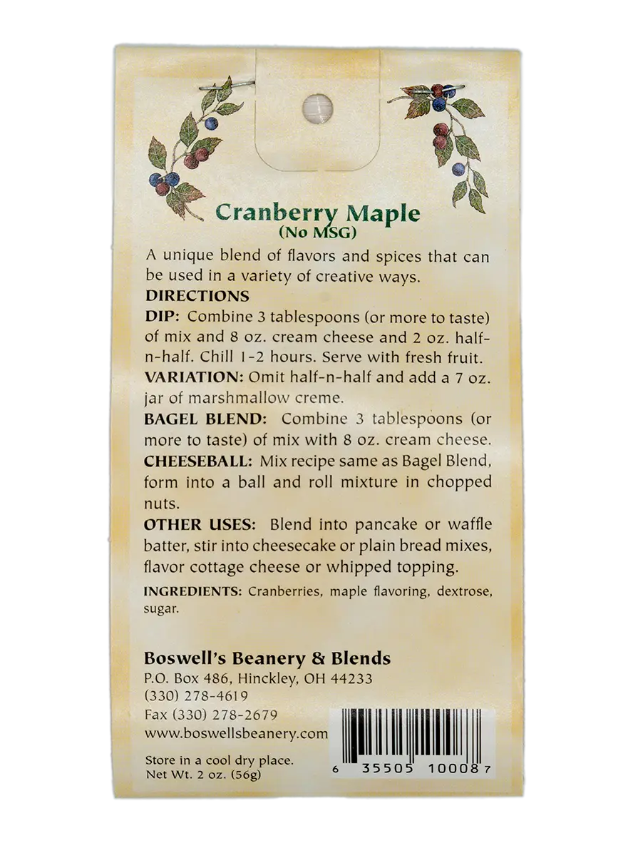 Cranberry Maple