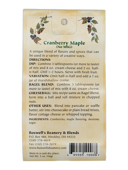 Cranberry Maple