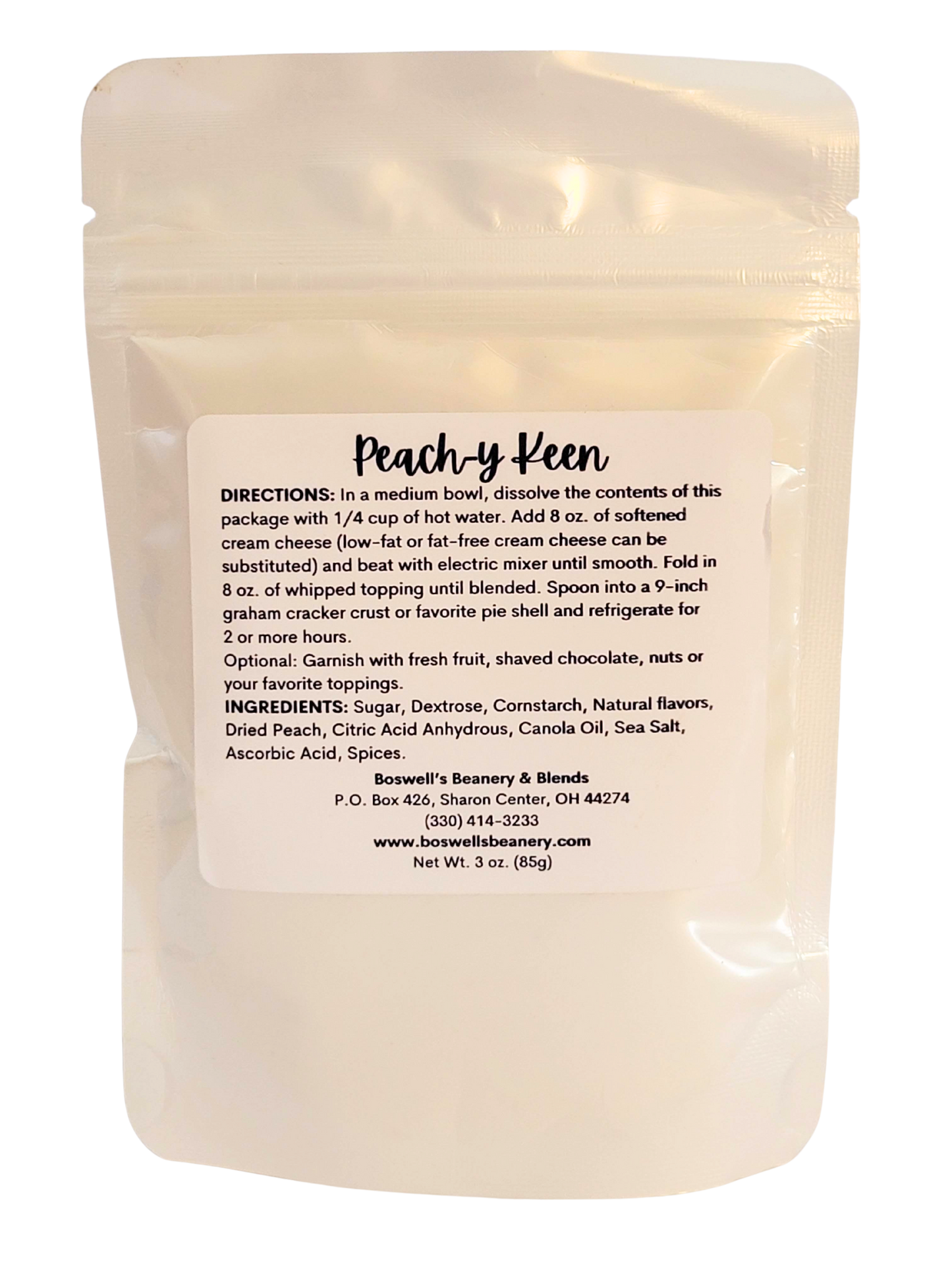 Peach-y Keen No-Bake Cheesecake