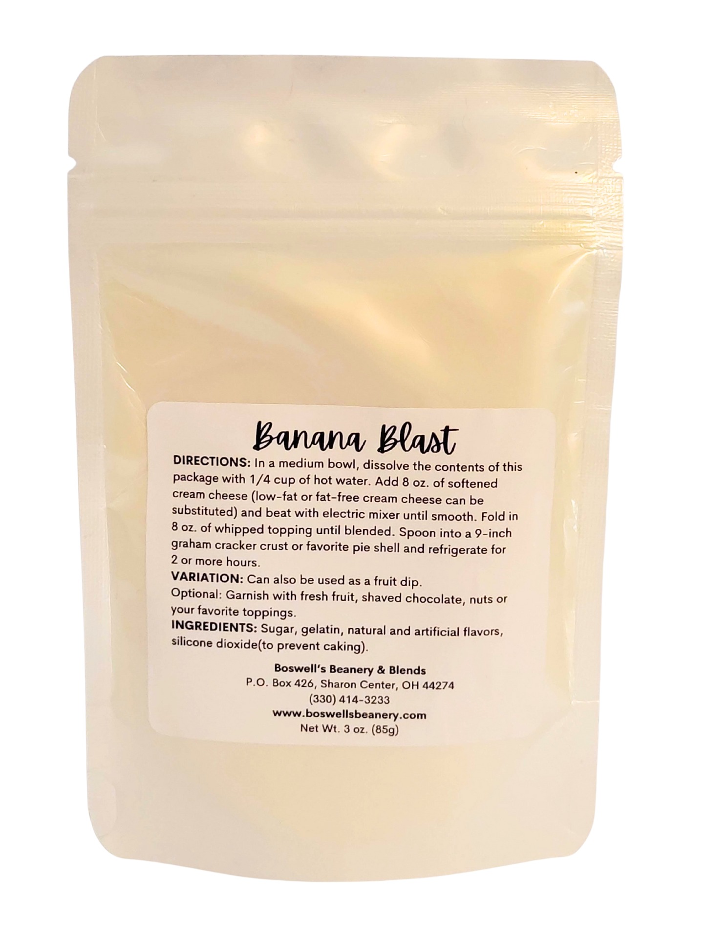 Banana Blast No-Bake Cheesecake