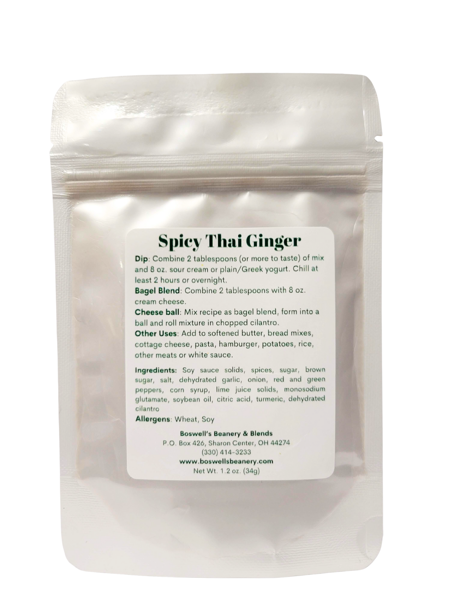 Spicy Thai Ginger
