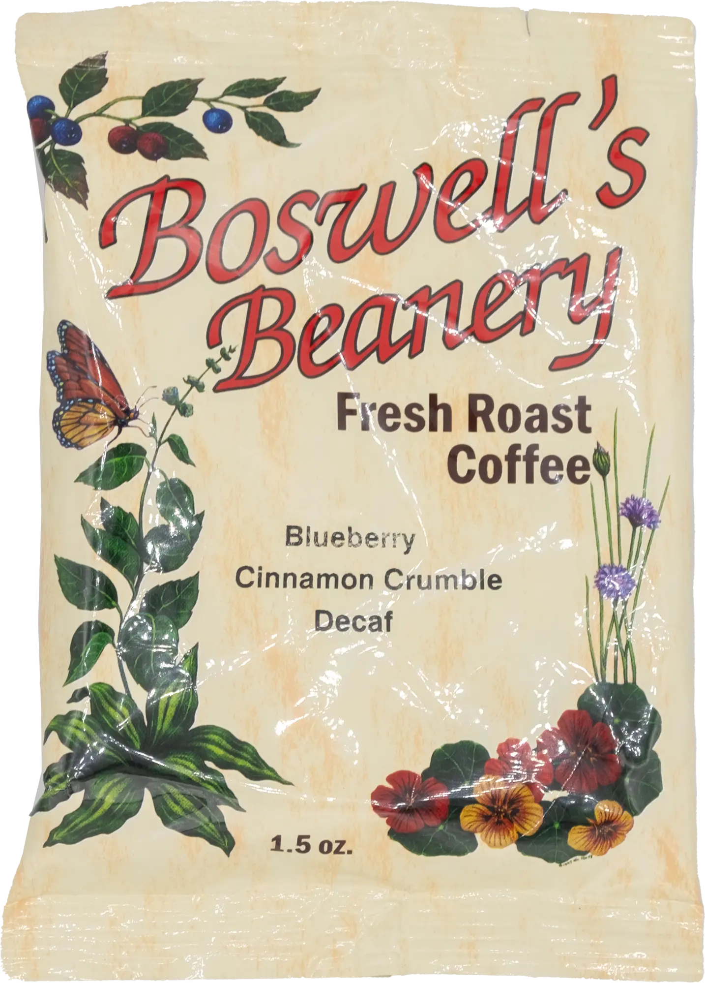 Blueberry Cinnamon Crumble Flavored Coffee (Decaf)