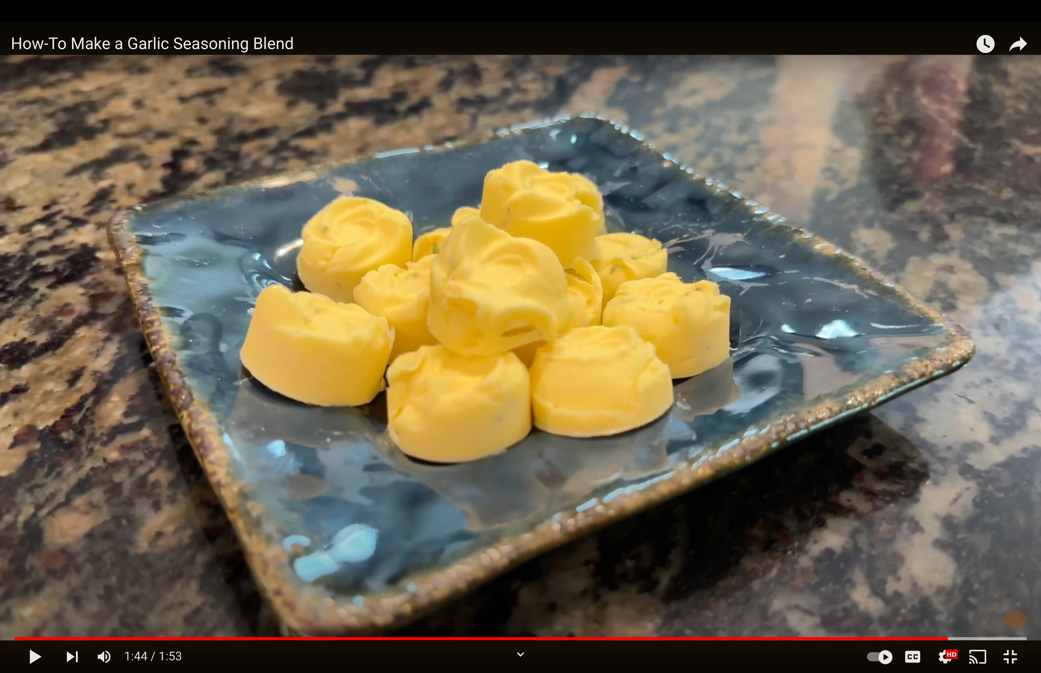 Load video: How-To Make a Seasoned Butter Blend