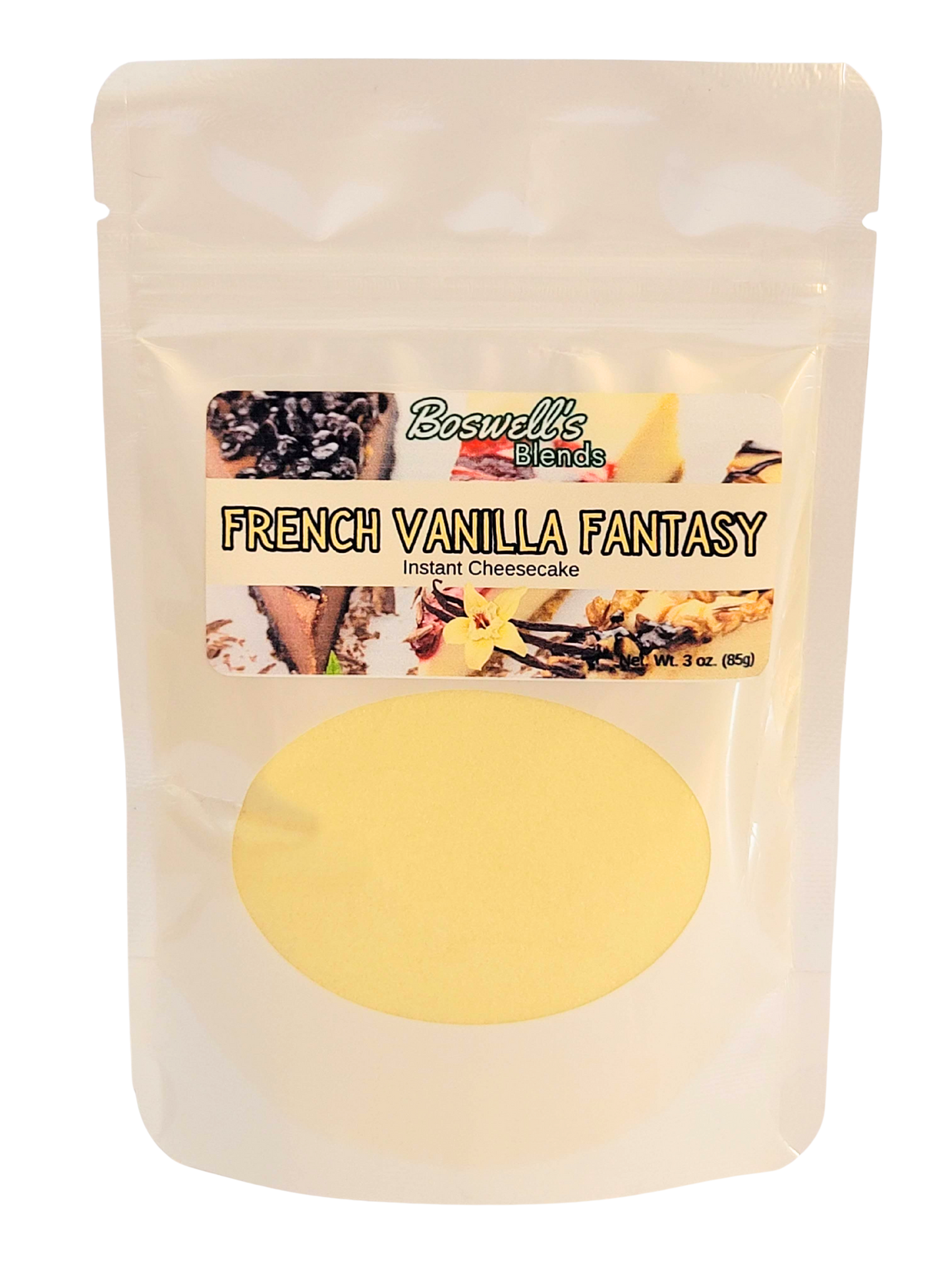 French Vanilla Fantasy No-Bake Cheesecake