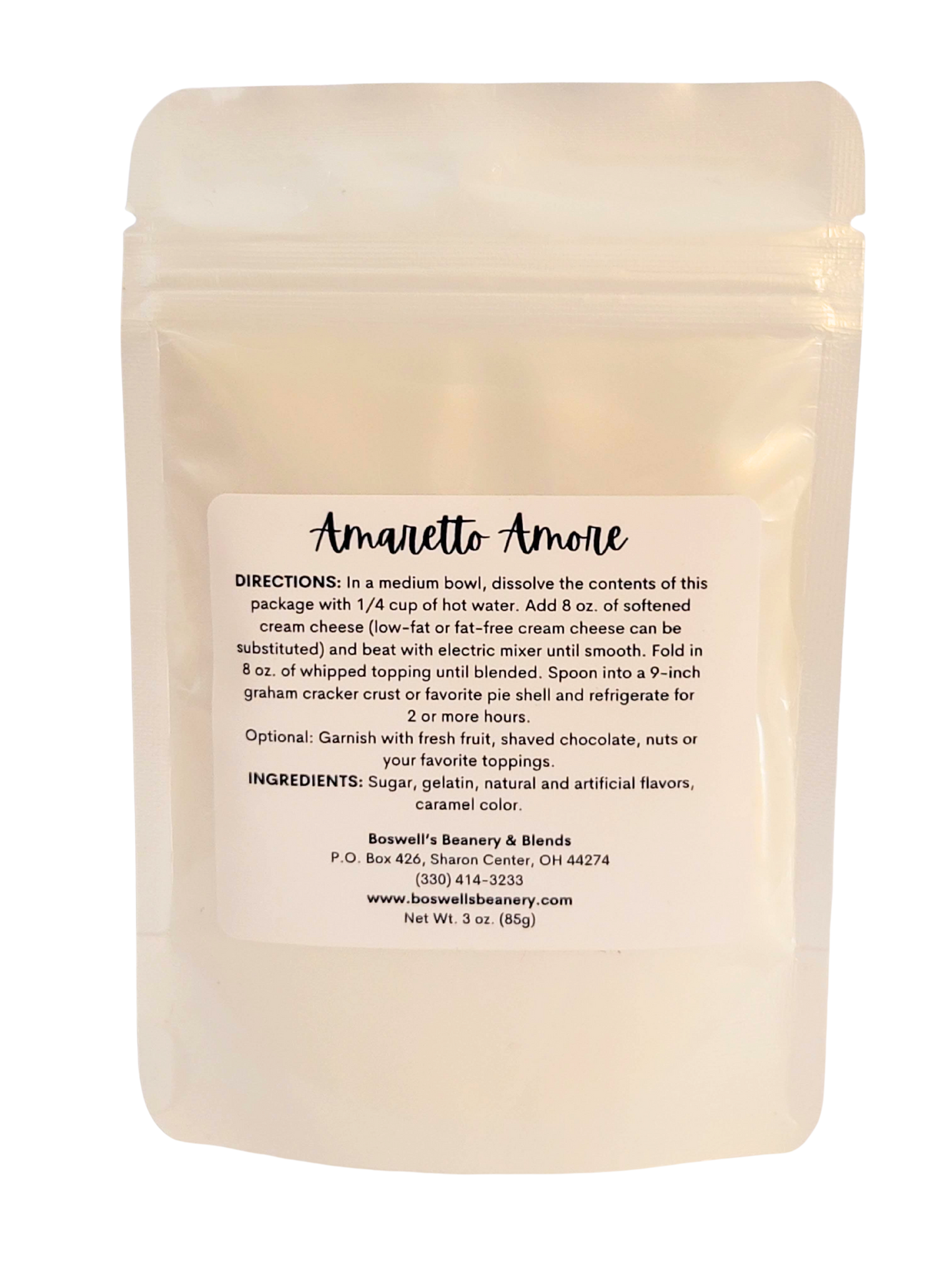 Amaretto Amore No-Bake Cheesecake