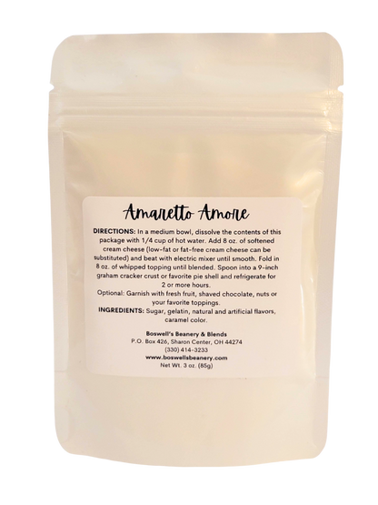 Amaretto Amore No-Bake Cheesecake