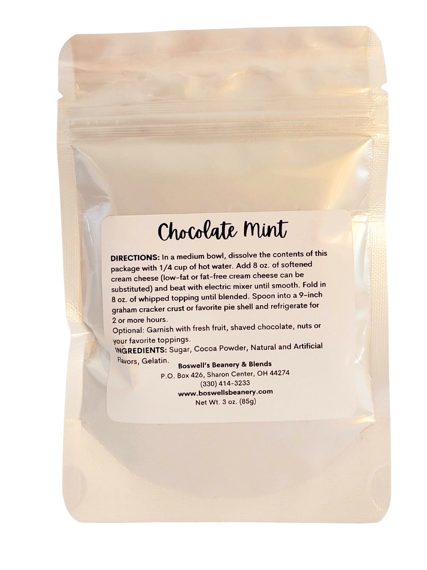 Chocolate Mint No-Bake Cheesecake