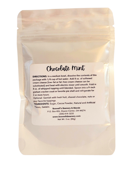 Chocolate Mint No-Bake Cheesecake