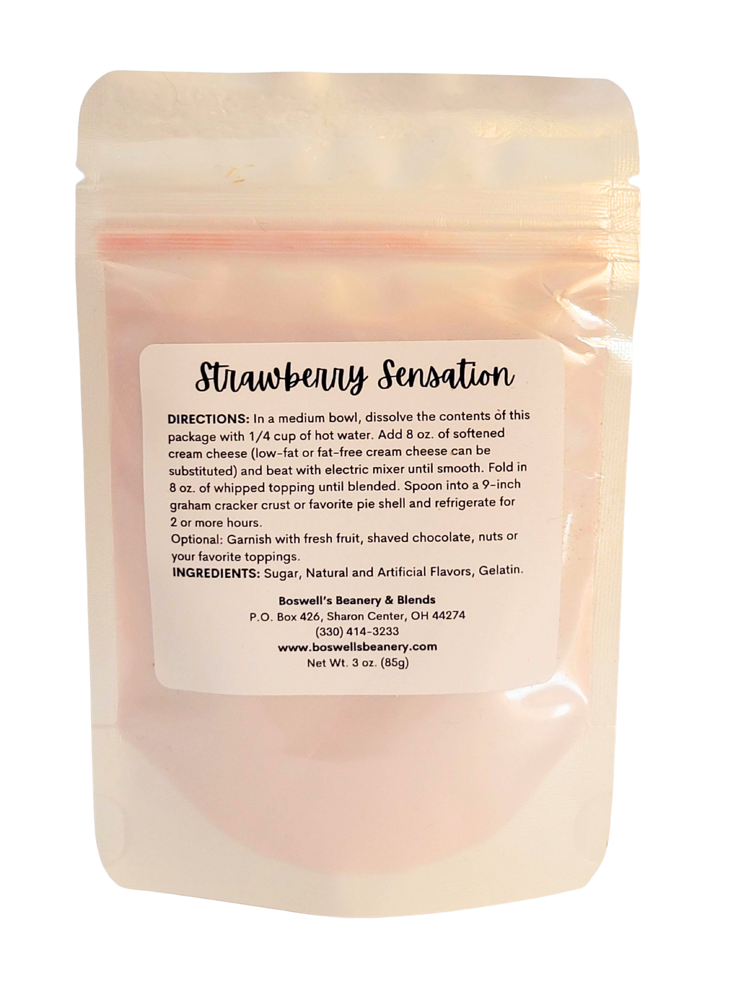 Strawberry Sensation No-Bake Cheesecake