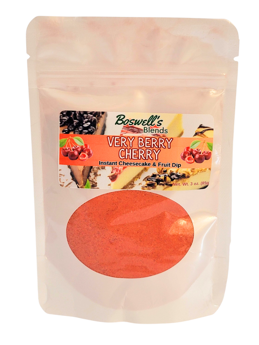 Very Berry Cherry No-Bake Cheesecake