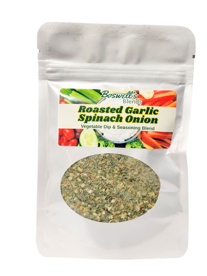 Roasted Garlic Spinach Onion