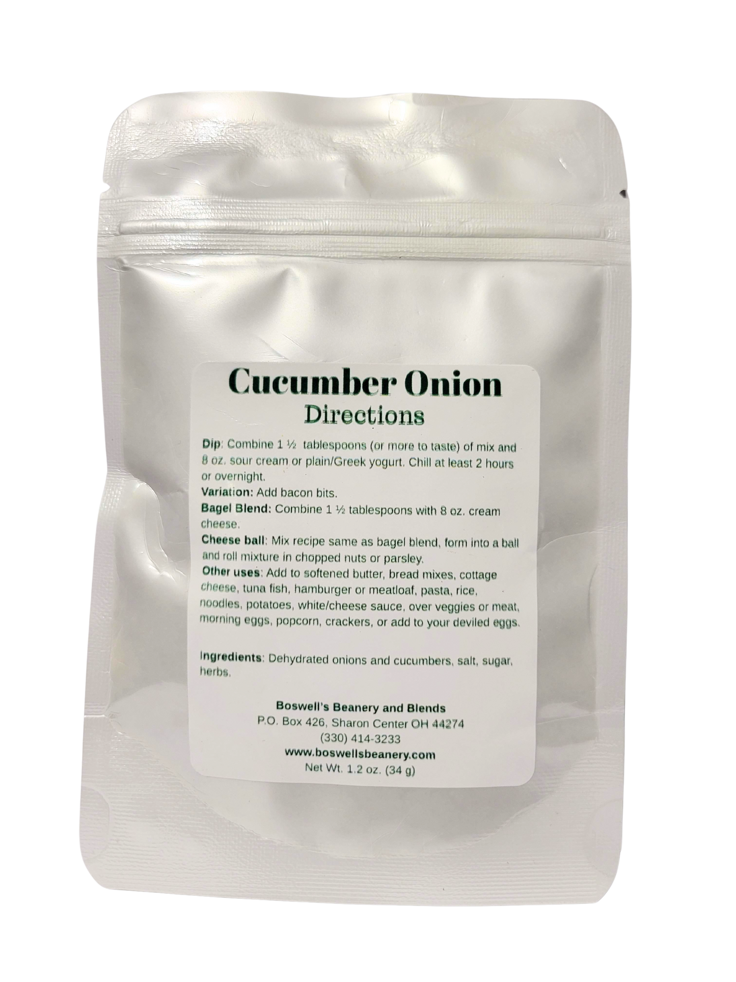 Cucumber Onion