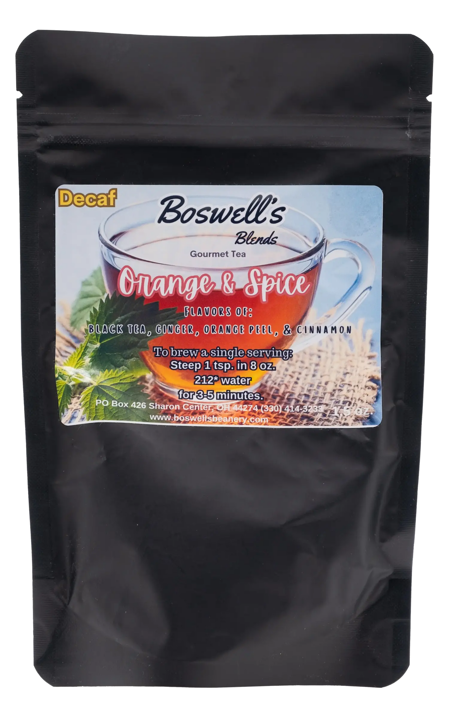 Orange & Spice Loose Tea (Decaf)