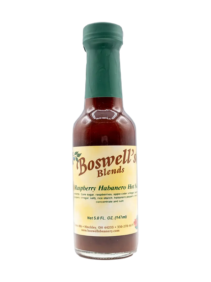Raspberry Habanero Hot Sauce – Boswell's Beanery Raspberry Habanero Hot Sauce – Boswell's Beanery