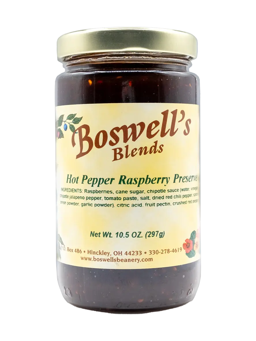 Hot Pepper Raspberry Rpesevers Hot Pepper Raspberry Preserve – Boswell's Beanery